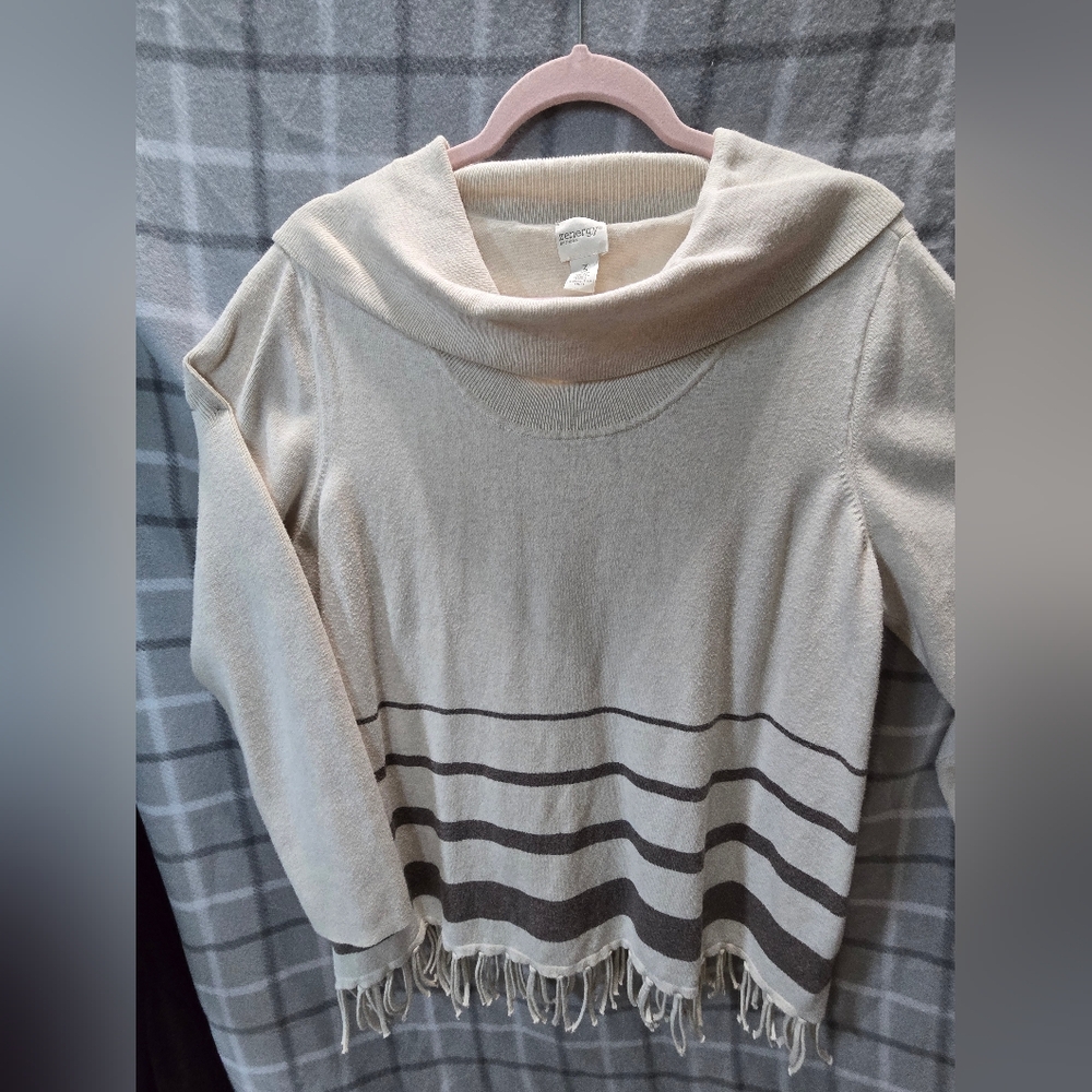 EUC ZENERGY By CHICOS SWEATER Size 3
